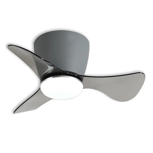 CCZRD 22 Zoll Deckenventilator mit Licht und Fernbedienung Mini Ventilator Indoor Outdoor Leise Beleuchtung angenehme Windgeschwindigkeit