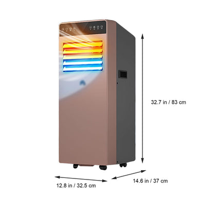 4 in 1 Kühlventilator, Mobile Raumventilatoren mit Entfeuchtung, geräuscharmes Schlafen, Klimaanlage Ventilator 120° Weitwinkel Luftzufuhr