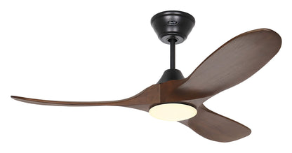 CasaFan ECO GENUINO-L 122 Deckenventilator LED Massivholz Flügel Leise Energiesparend 6 Stufen Fernbedienung bis 16 qm