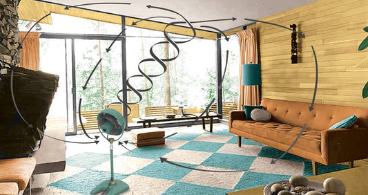 Vornado VFAN Sr. Pedestal Vintage Air Circulator Fan, Green